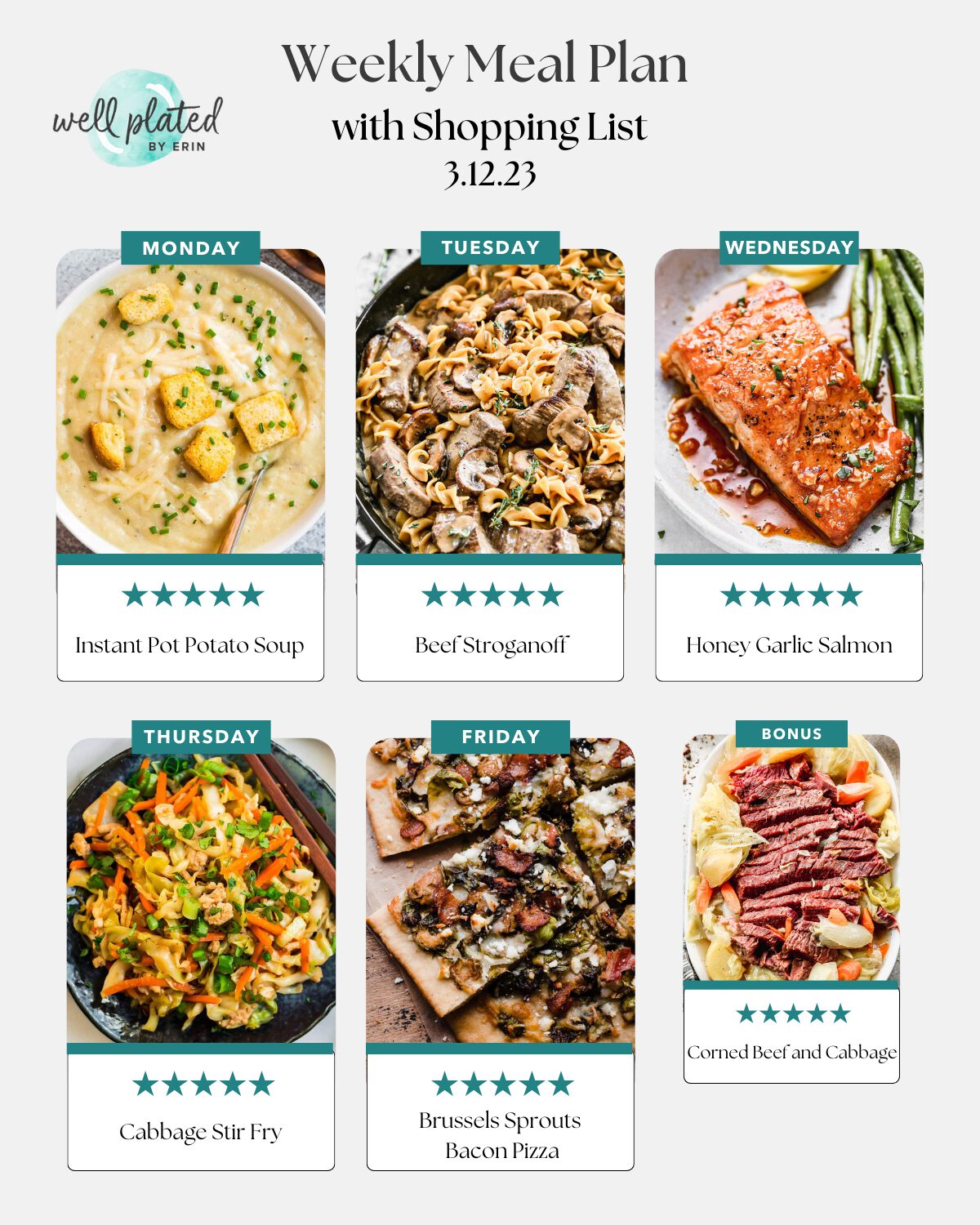 3.12.23 weekly meal plan