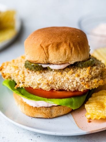 the best baked spicy chicken sandwich