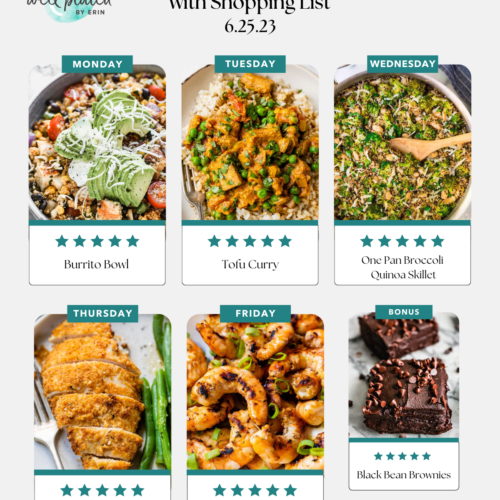 FREE HEALTHY WEEKLY MEAL PLANS WELLPLATED COM visual data 6