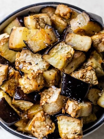 crispy roasted eggplant