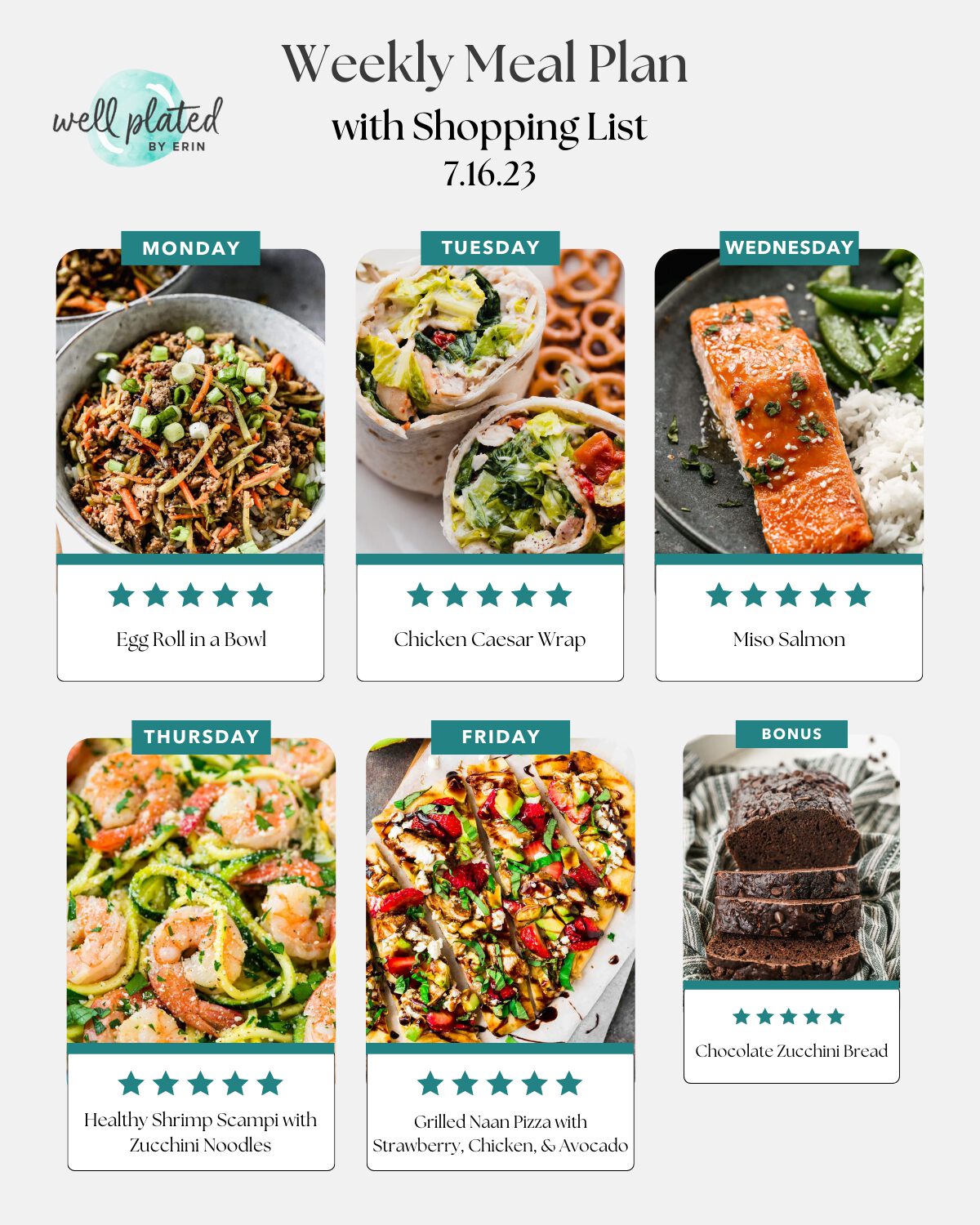 7.16 weekly free meal plan