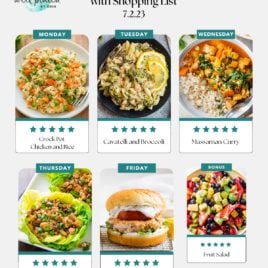 free weekly meal plans well plated 7.2