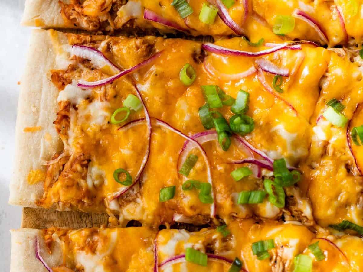 bbq chicken pizza homemade ingredients