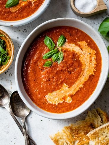 easy and creamy tomato bisque soup recipe