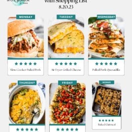 8.20 meal plan weekly free