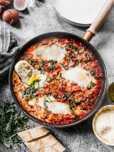 Shakshuka Eggs in Purgatory