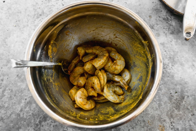 seasoning shrimp for easy shrimp curry recipe