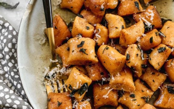 sweet potato gnocchi with sage butter sauce like trader joes