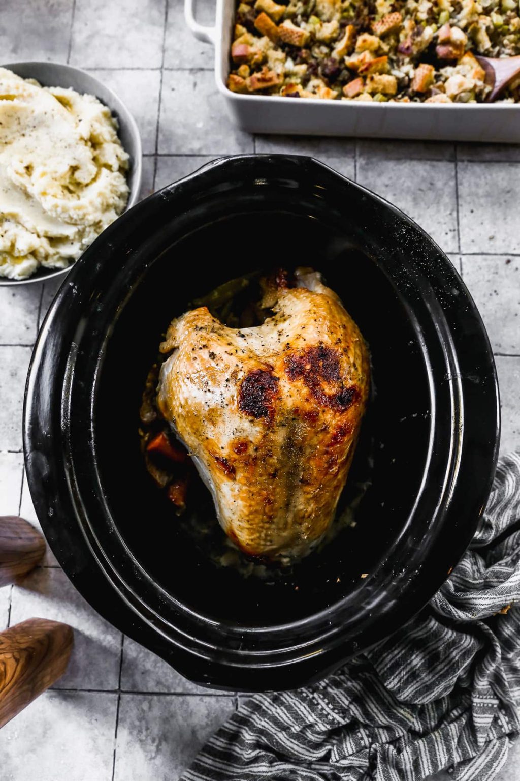 Crockpot Turkey Breast {Boneless or BoneIn}