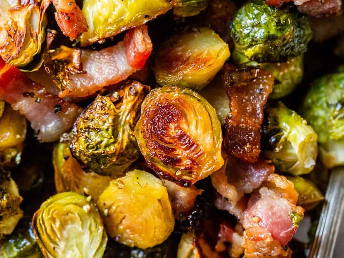 the best recipe for Brussels sprouts with bacon