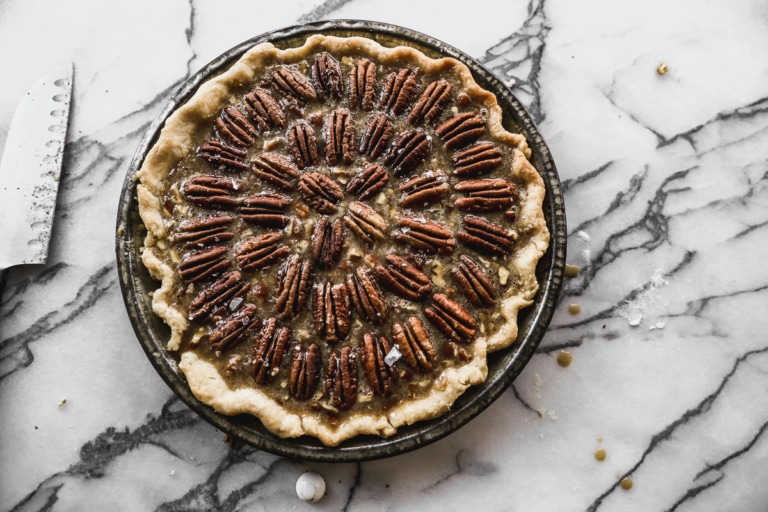 perfectly baked bourbon pecan pie recipe
