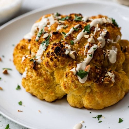 Whole Roasted Cauliflower