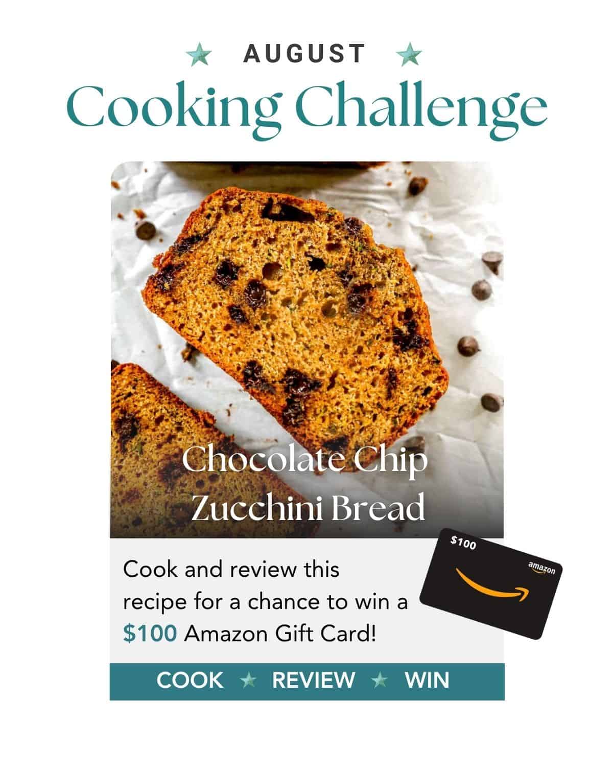 Moist Chocolate Chip Zucchini Bread