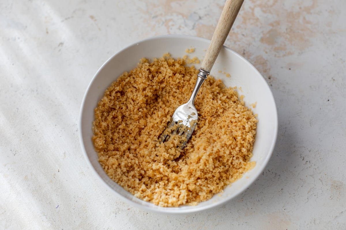 Panko topping for vegetable casserole