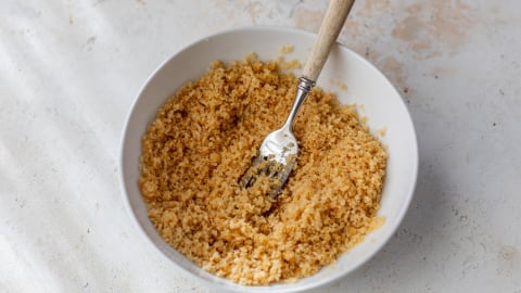 Panko topping for vegetable casserole