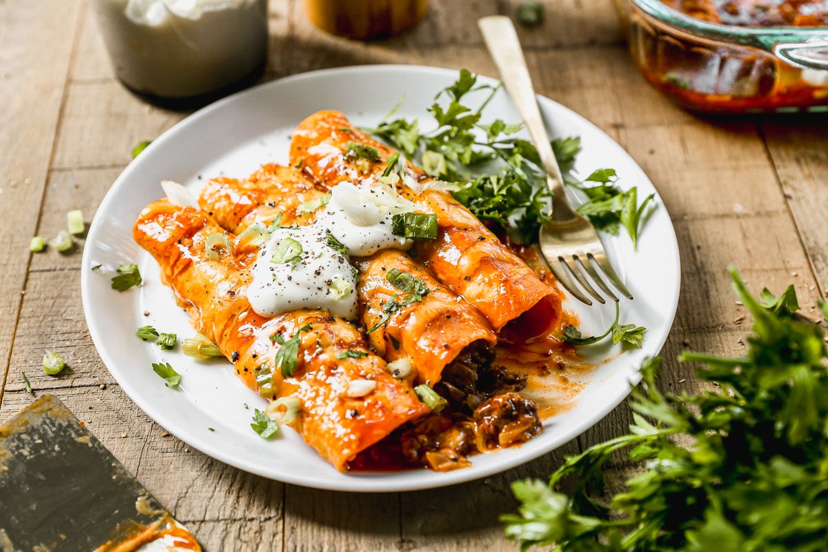 Ground Beef Enchiladas