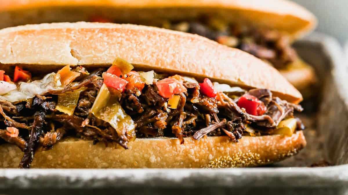 Italian Beef {Easy Crock Pot Recipe} - Well Plated