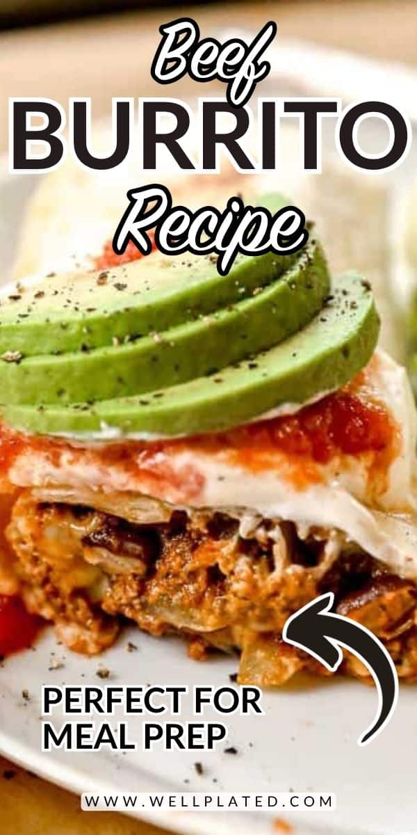 Beef Burrito Recipe With Beans – WellPlated.com
