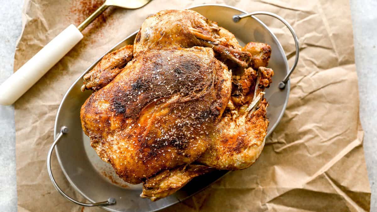 I Let the Crockpot Cook a Whole Chicken  and Its Perfect