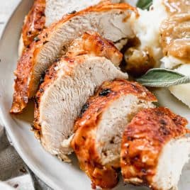 sliced air fryer turkey breast